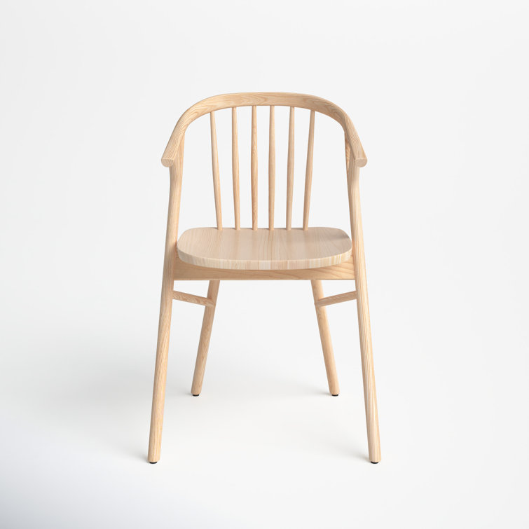 Fincher Solid Wood Windsor Back Arm Chair